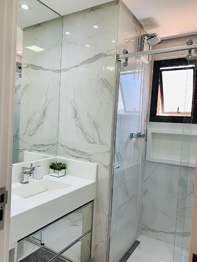 Apartamento Top De Linha Praia Da Enseada Guarujá Kültér fotó